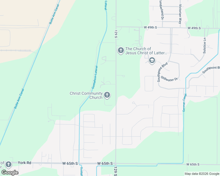 map of restaurants, bars, coffee shops, grocery stores, and more near 543 Copper Creek in Idaho Falls