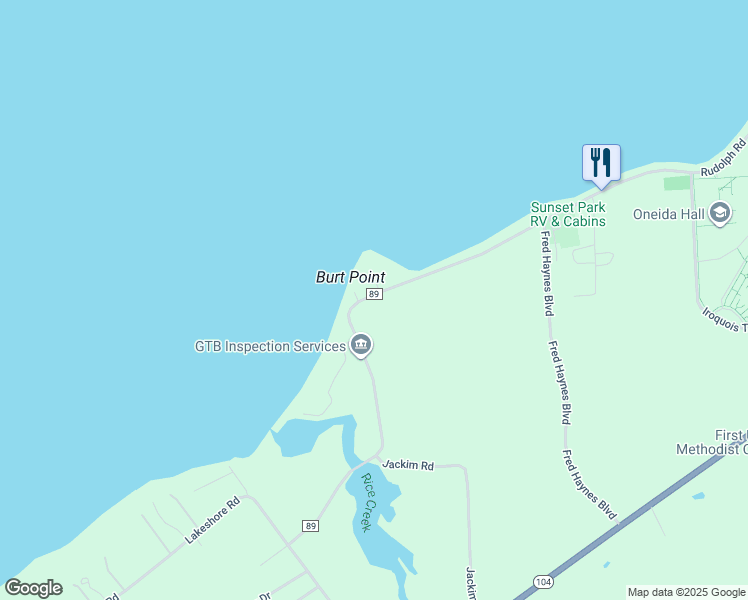 map of restaurants, bars, coffee shops, grocery stores, and more near 157 County Route 89 in Oswego