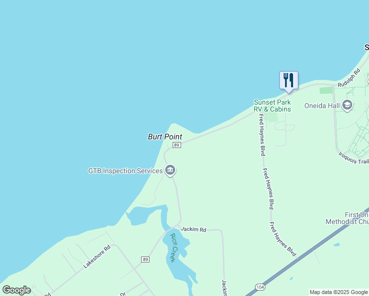 map of restaurants, bars, coffee shops, grocery stores, and more near 157 County Route 89 in Oswego