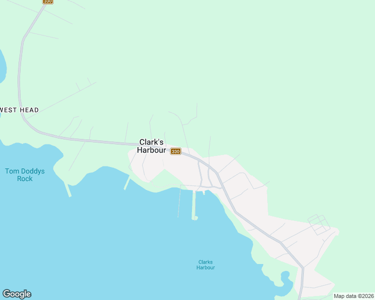 map of restaurants, bars, coffee shops, grocery stores, and more near 6 School Street in Clark's Harbour