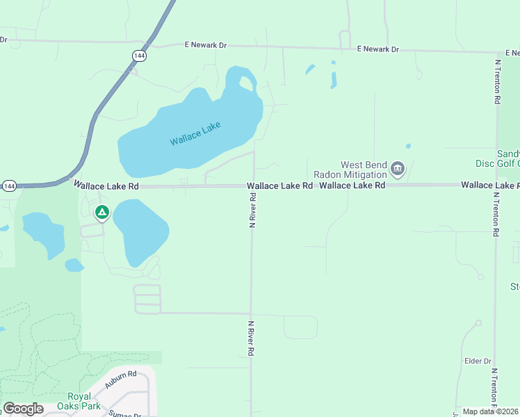 map of restaurants, bars, coffee shops, grocery stores, and more near 7057 North River Road in West Bend