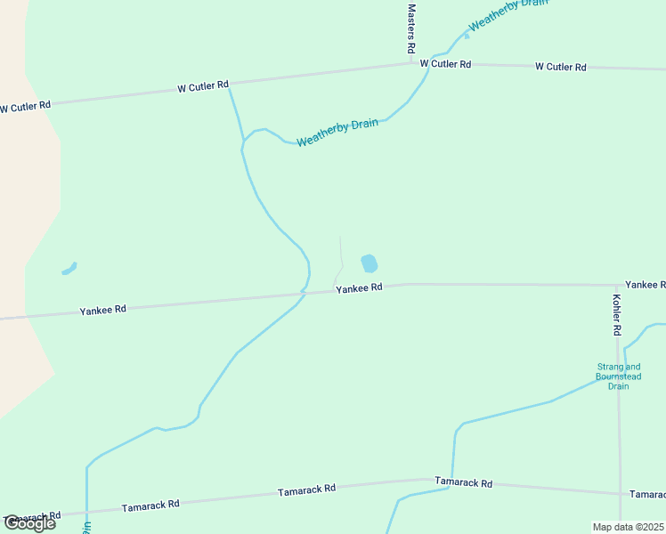 map of restaurants, bars, coffee shops, grocery stores, and more near 14242 Yankee Road in Howard City
