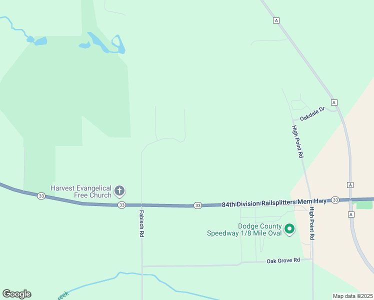 map of restaurants, bars, coffee shops, grocery stores, and more near N7044 Fabisch Rd in Beaver Dam