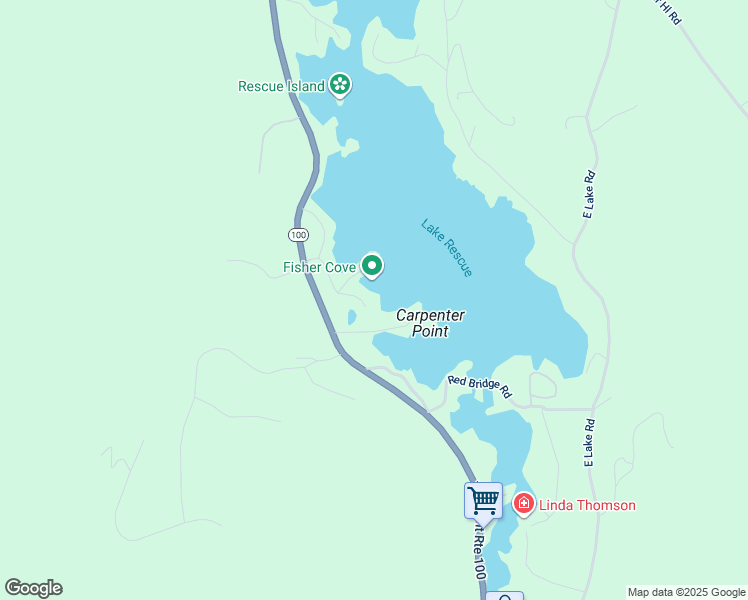 map of restaurants, bars, coffee shops, grocery stores, and more near 149 North Shore Drive in Windsor County