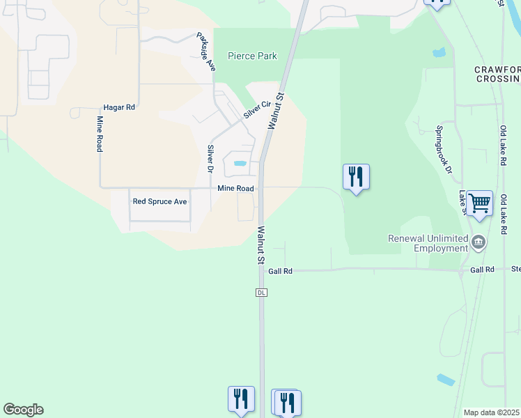 map of restaurants, bars, coffee shops, grocery stores, and more near S5509 Highway 123 Trunk in Baraboo