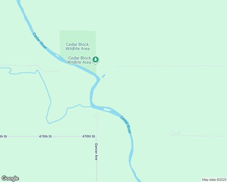 map of restaurants, bars, coffee shops, grocery stores, and more near 1257 475 Avenue in Saint Ansgar