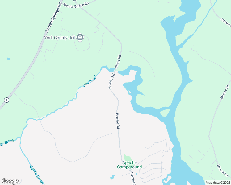 map of restaurants, bars, coffee shops, grocery stores, and more near 284 Bernier Road in Sanford