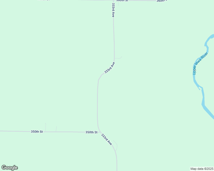 map of restaurants, bars, coffee shops, grocery stores, and more near 3530 333rd Avenue in Cresco