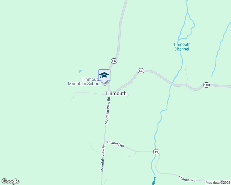 map of restaurants, bars, coffee shops, grocery stores, and more near Vermont 140 in Tinmouth