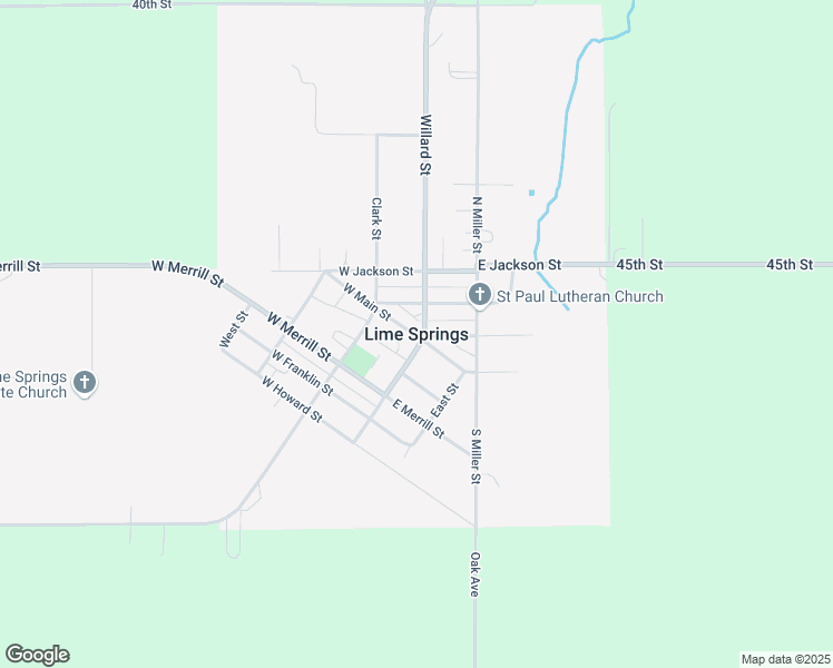 map of restaurants, bars, coffee shops, grocery stores, and more near in Lime Springs