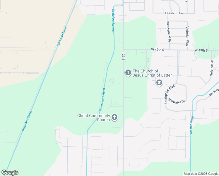 map of restaurants, bars, coffee shops, grocery stores, and more near 583 Honey Creek in Idaho Falls
