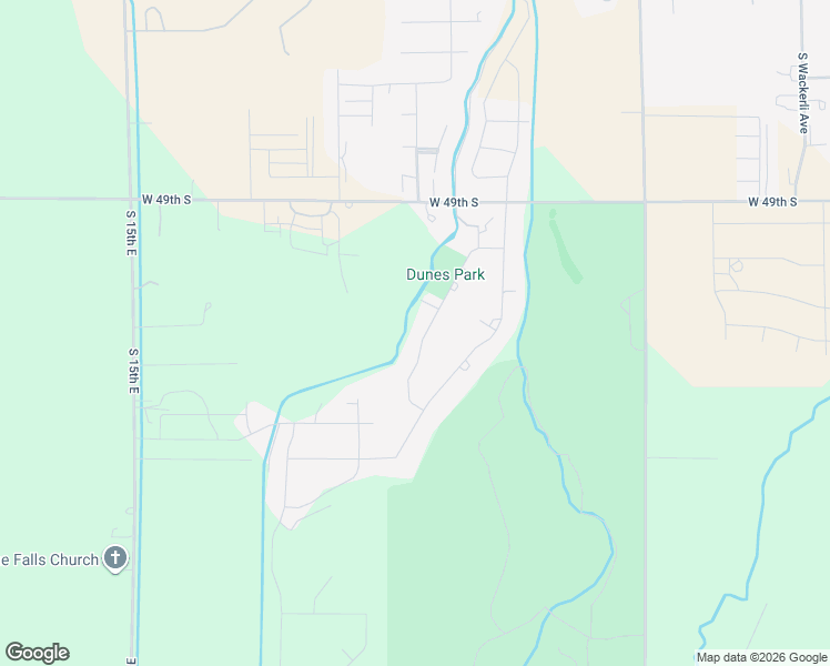 map of restaurants, bars, coffee shops, grocery stores, and more near 5314 Wild Dunes Lane in Idaho Falls