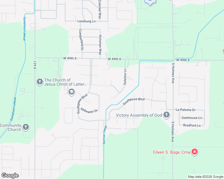 map of restaurants, bars, coffee shops, grocery stores, and more near 150 Tollgate Place in Idaho Falls
