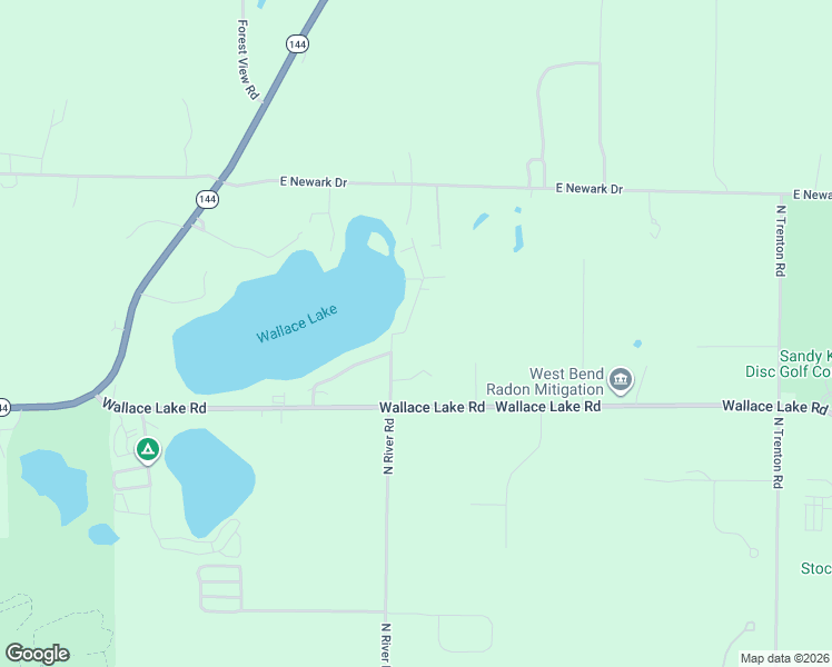 map of restaurants, bars, coffee shops, grocery stores, and more near 7206 North River Road in West Bend