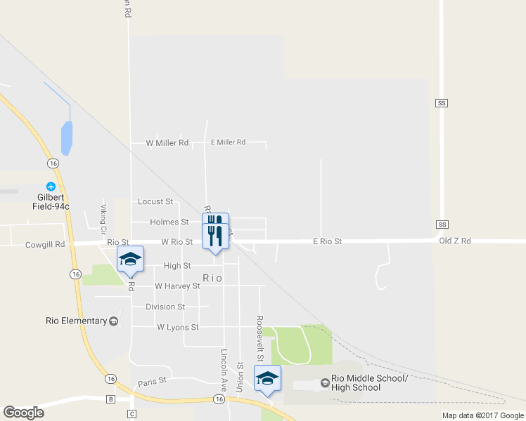map of restaurants, bars, coffee shops, grocery stores, and more near 141 Columbia St in Rio