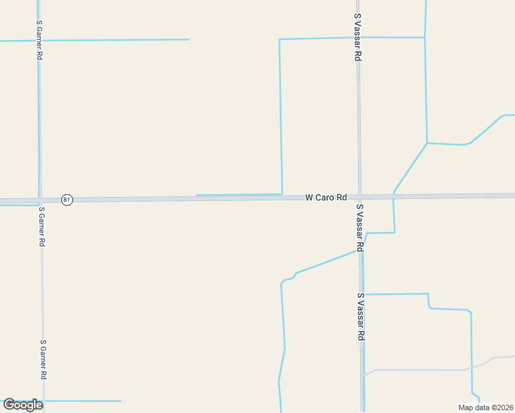 map of restaurants, bars, coffee shops, grocery stores, and more near 6095 West Caro Road in Vassar