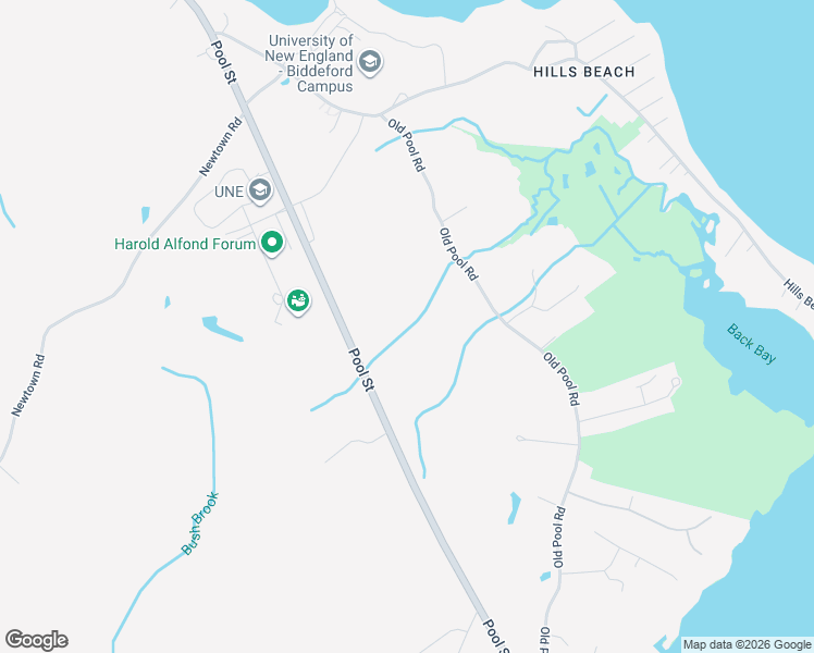 map of restaurants, bars, coffee shops, grocery stores, and more near 625 Pool Street in Biddeford