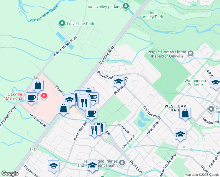 2574 Dashwood Drive, Oakville ON Walk Score