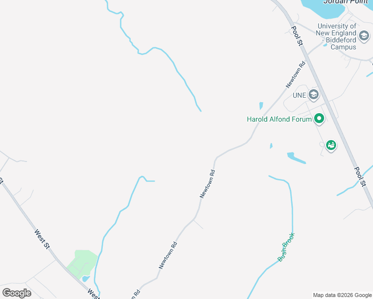 map of restaurants, bars, coffee shops, grocery stores, and more near 51 Newtown Road in Biddeford