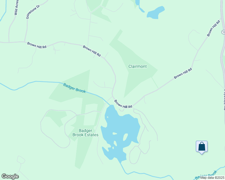 map of restaurants, bars, coffee shops, grocery stores, and more near 399 Brown Hill Road in Belmont
