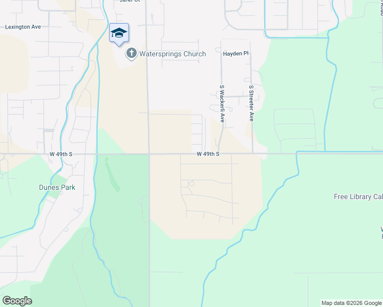 map of restaurants, bars, coffee shops, grocery stores, and more near 2707 East 49th South in Ammon