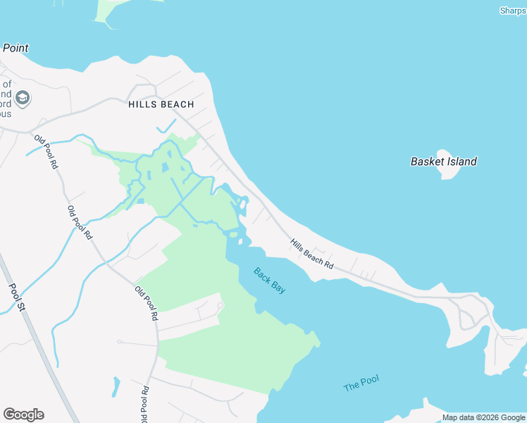 map of restaurants, bars, coffee shops, grocery stores, and more near 132 Hills Beach Road in Biddeford