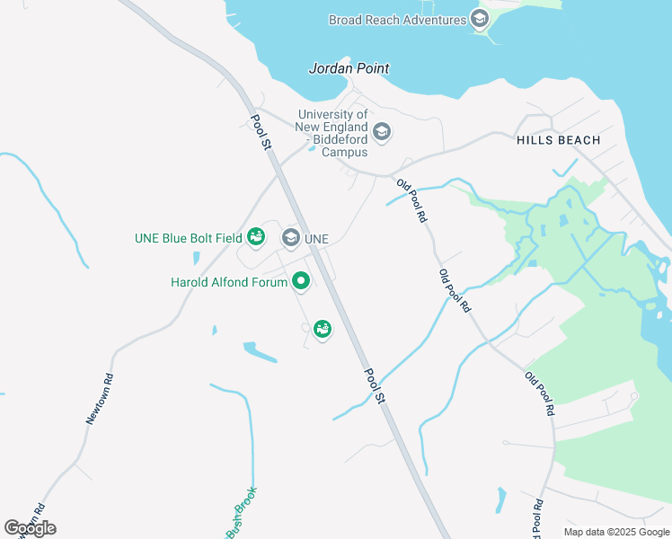 map of restaurants, bars, coffee shops, grocery stores, and more near 11 Hills Beach Road in Biddeford