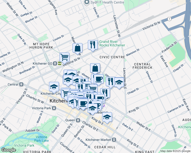 100 Queen Street North Kitchener On Walk Score