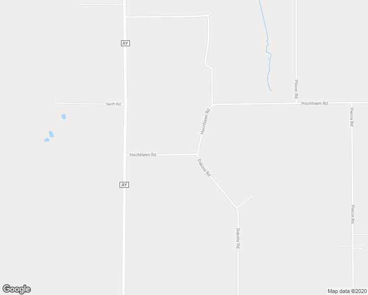 map of restaurants, bars, coffee shops, grocery stores, and more near W1998 Hochheim Road in Mayville