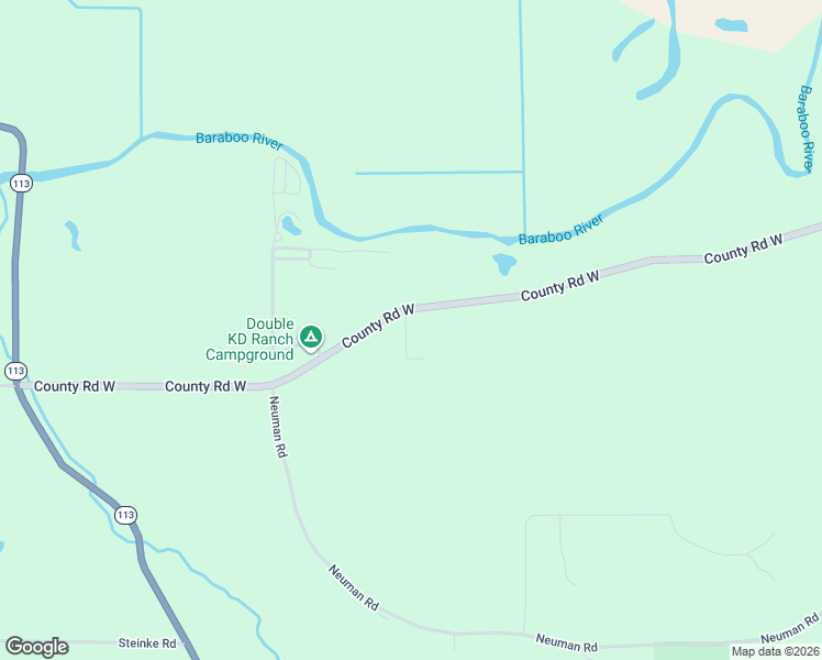 map of restaurants, bars, coffee shops, grocery stores, and more near E12489 County Road West in Baraboo