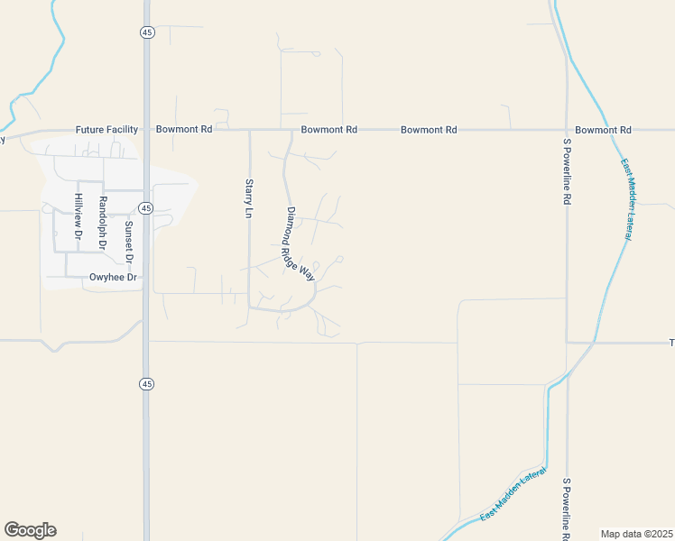 map of restaurants, bars, coffee shops, grocery stores, and more near 5630 Diamond Ridge Way in Nampa