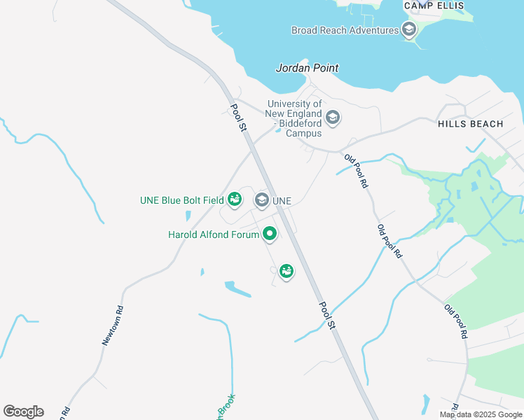 map of restaurants, bars, coffee shops, grocery stores, and more near 630 Pool Street in Biddeford