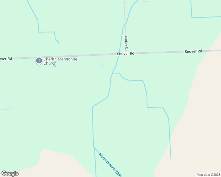 map of restaurants, bars, coffee shops, grocery stores, and more near 6111 Snover Road in Decker