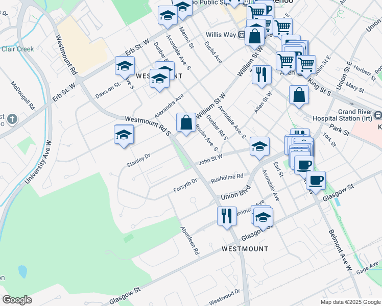 112 Westmount Road South, Waterloo ON Walk Score