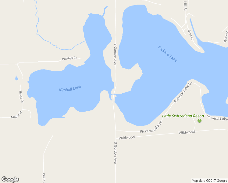 map of restaurants, bars, coffee shops, grocery stores, and more near 5475 South Gordon Avenue in Newaygo