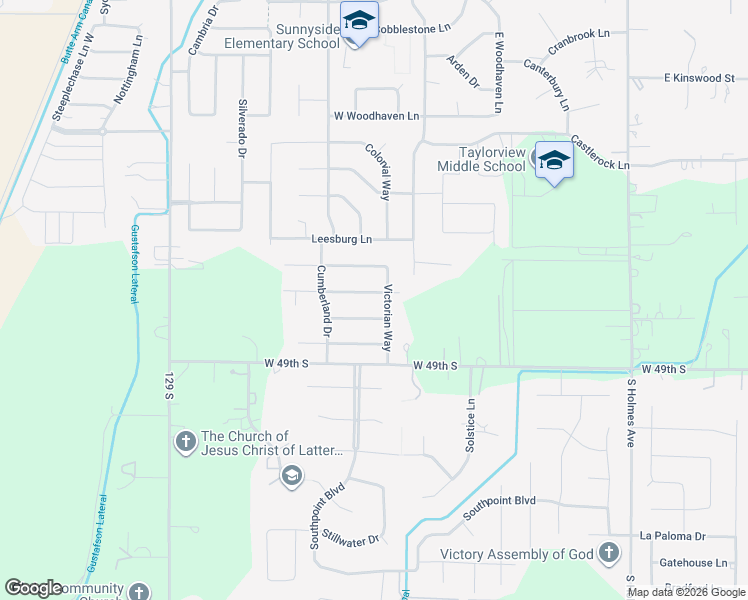 map of restaurants, bars, coffee shops, grocery stores, and more near 169 Gettysburg Lane in Idaho Falls