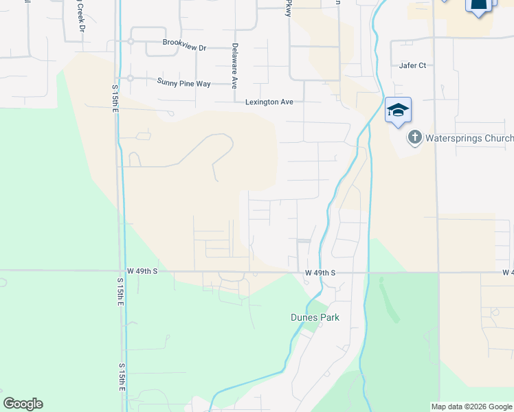 map of restaurants, bars, coffee shops, grocery stores, and more near 2019 Autumn Lane in Idaho Falls