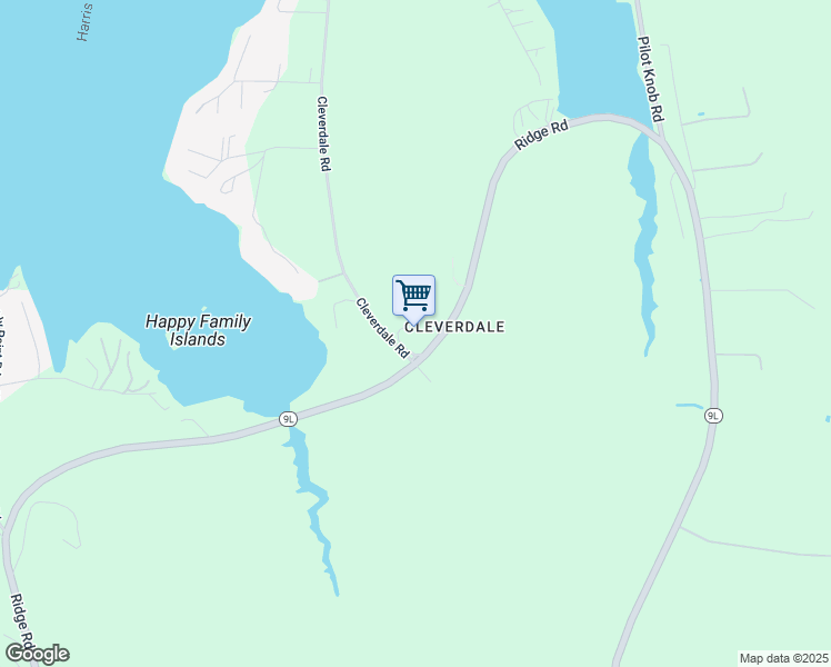 map of restaurants, bars, coffee shops, grocery stores, and more near 2660 Ridge Rd in Queensbury