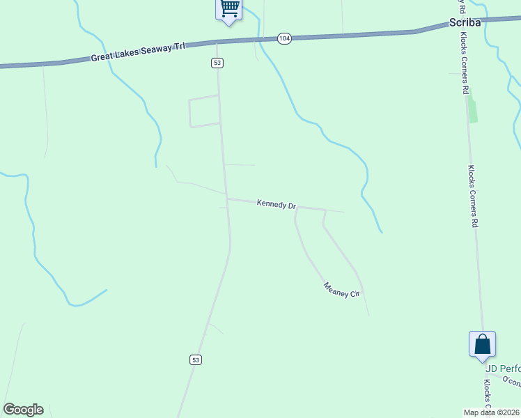 map of restaurants, bars, coffee shops, grocery stores, and more near 22 Kennedy Drive in Oswego