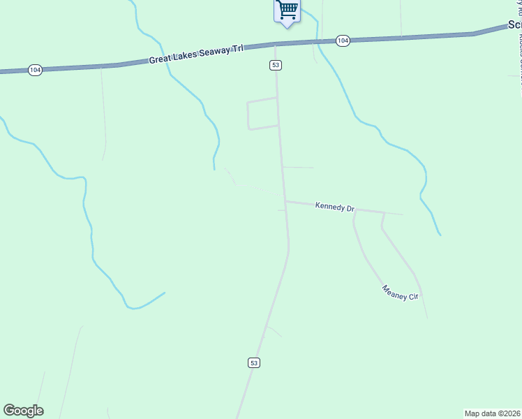 map of restaurants, bars, coffee shops, grocery stores, and more near 1347 County Route 53 in Oswego