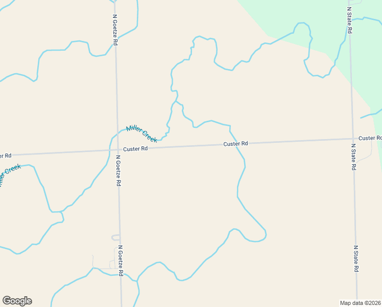 map of restaurants, bars, coffee shops, grocery stores, and more near 5134 Custer Road in Carsonville