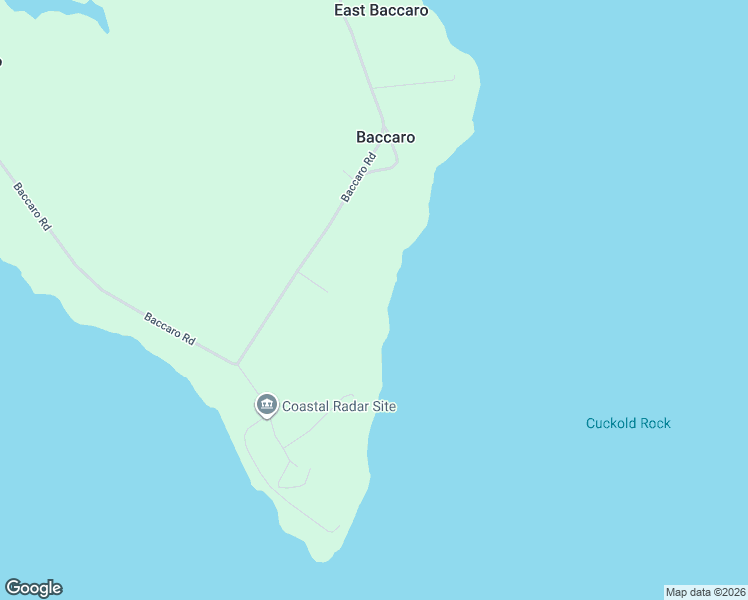 map of restaurants, bars, coffee shops, grocery stores, and more near Baccaro Road in Barrington