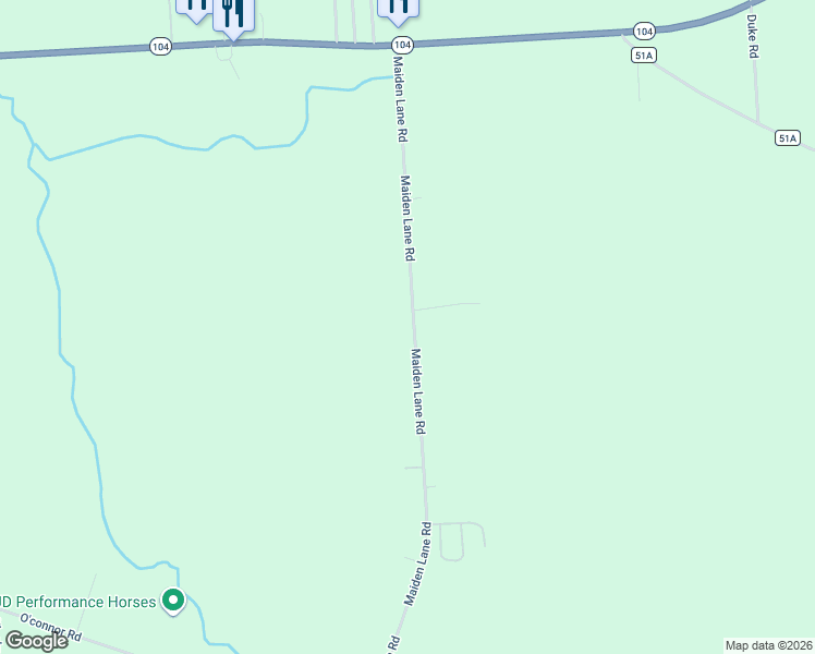 map of restaurants, bars, coffee shops, grocery stores, and more near 88 Maiden Lane Road in Oswego