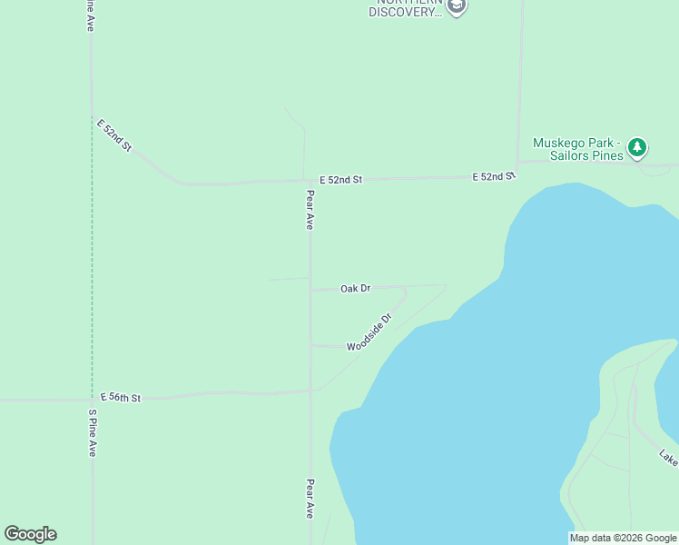 map of restaurants, bars, coffee shops, grocery stores, and more near 5370 Pear Avenue in Newaygo