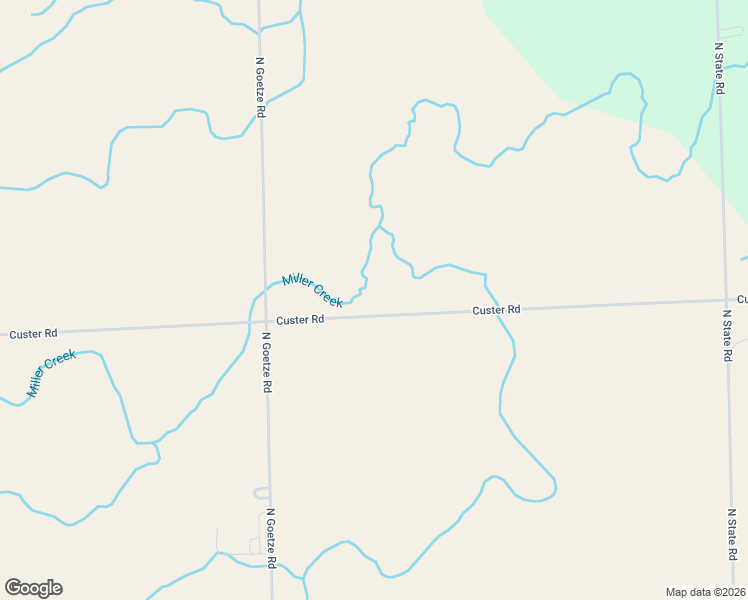 map of restaurants, bars, coffee shops, grocery stores, and more near 5134 Custer Road in Carsonville