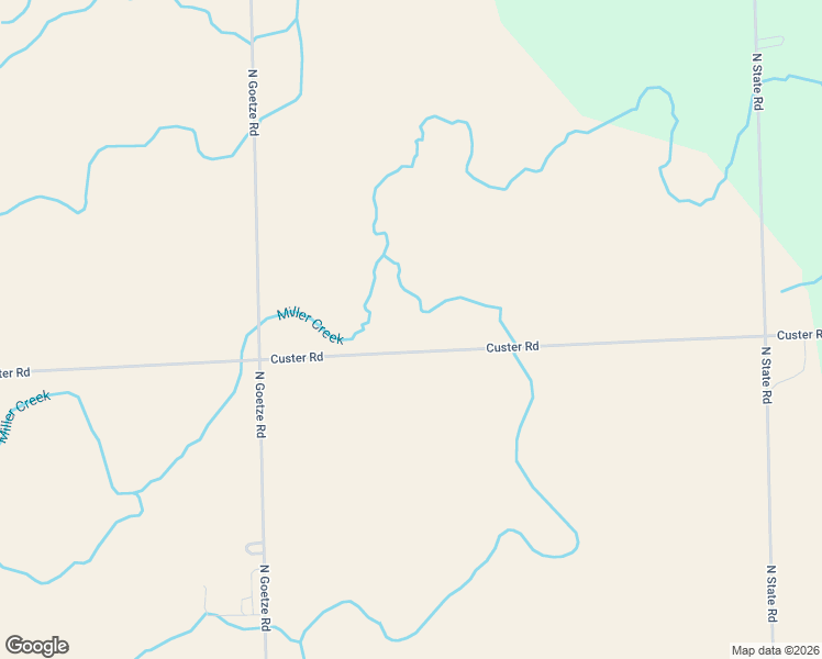 map of restaurants, bars, coffee shops, grocery stores, and more near 5134 Custer Road in Carsonville