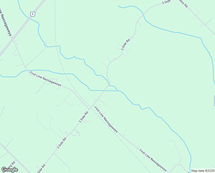 map of restaurants, bars, coffee shops, grocery stores, and more near Side Road 3 in Milton