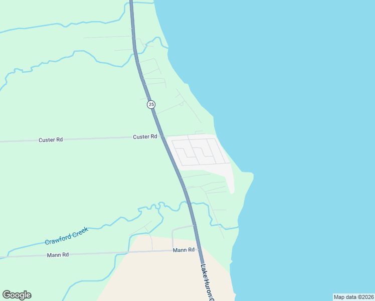 map of restaurants, bars, coffee shops, grocery stores, and more near 236 Shoreline Drive West in Port Sanilac
