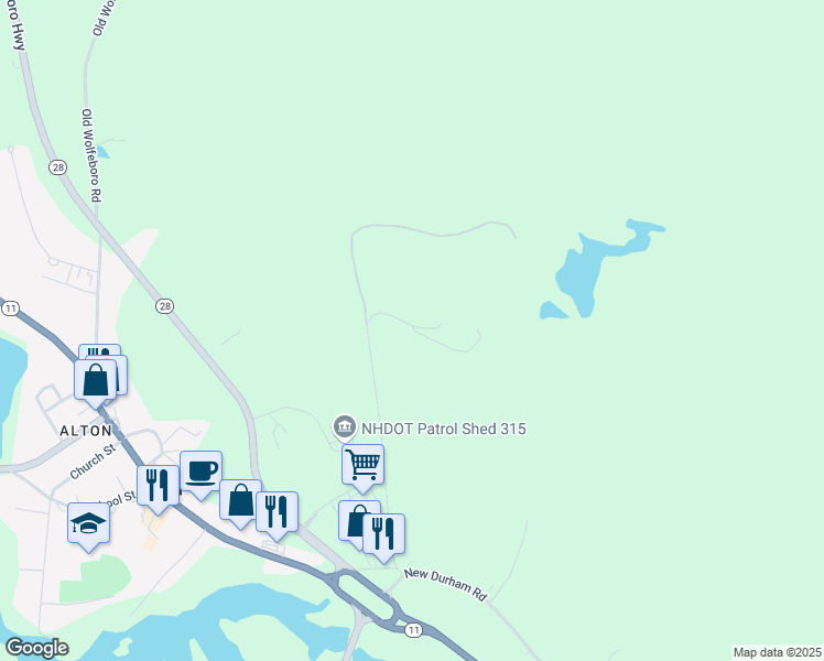 map of restaurants, bars, coffee shops, grocery stores, and more near 117 Range Road in Alton