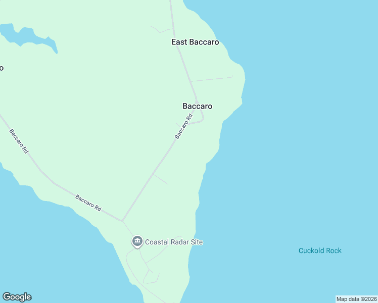 map of restaurants, bars, coffee shops, grocery stores, and more near Baccaro Road in Barrington